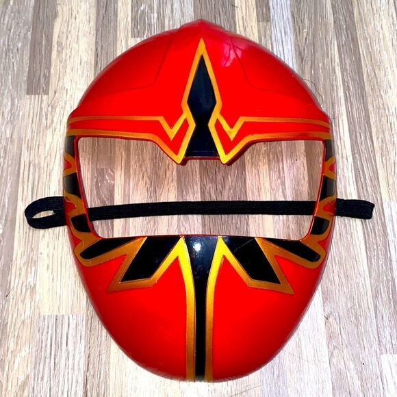 Mighty Morphin Power rangers Red ranger face mask cosplay mmpr costume Halloween - Picture 1 of 4